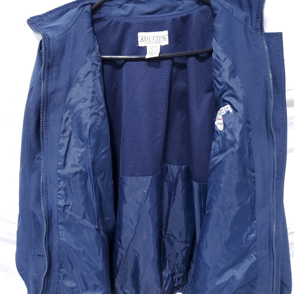 Vintage Pepsi Embroidered Women's‎ Nylon Lightweight Windbreaker Jacket XL - Picture 8 of 13